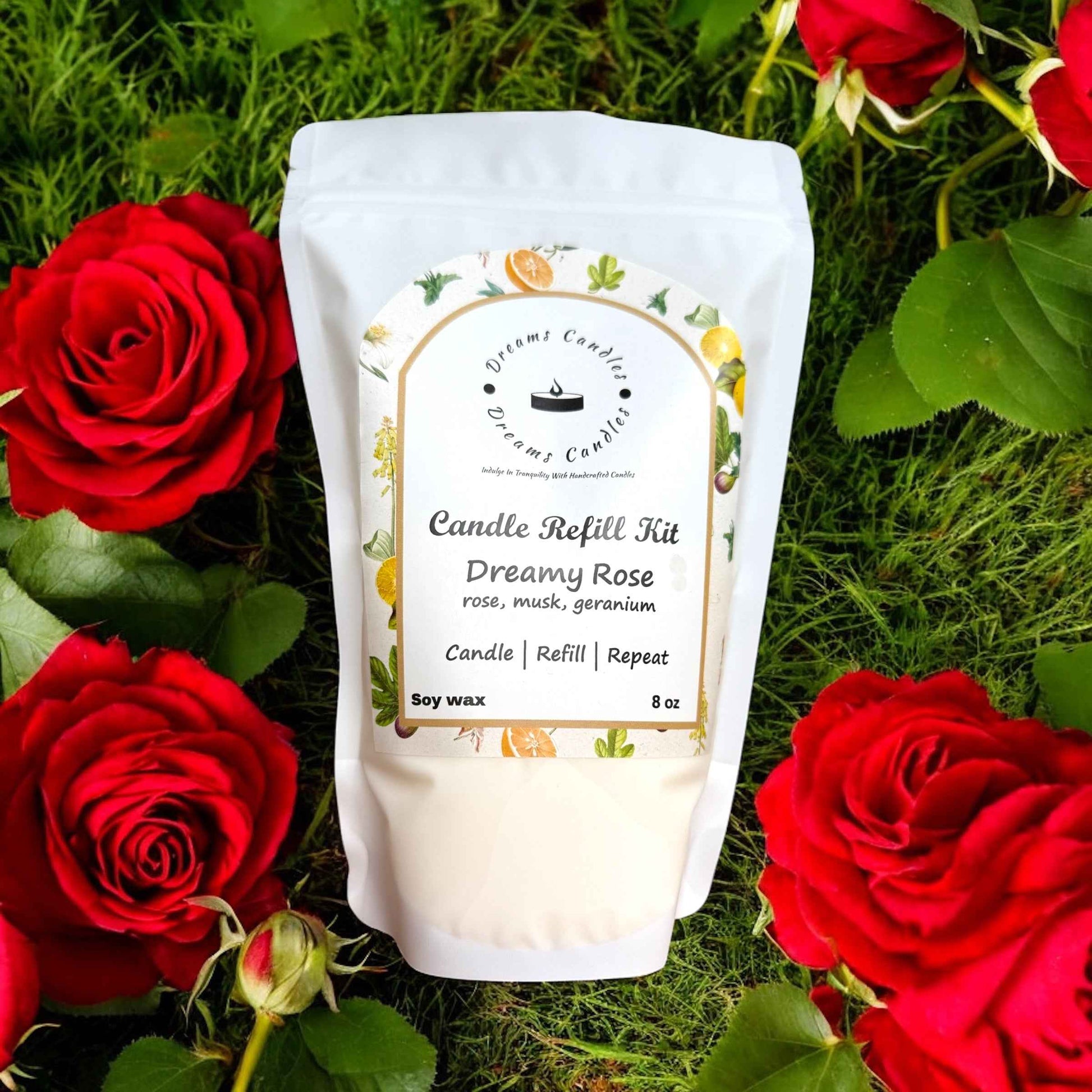 Candle Refill Kit - Dreamy Rose