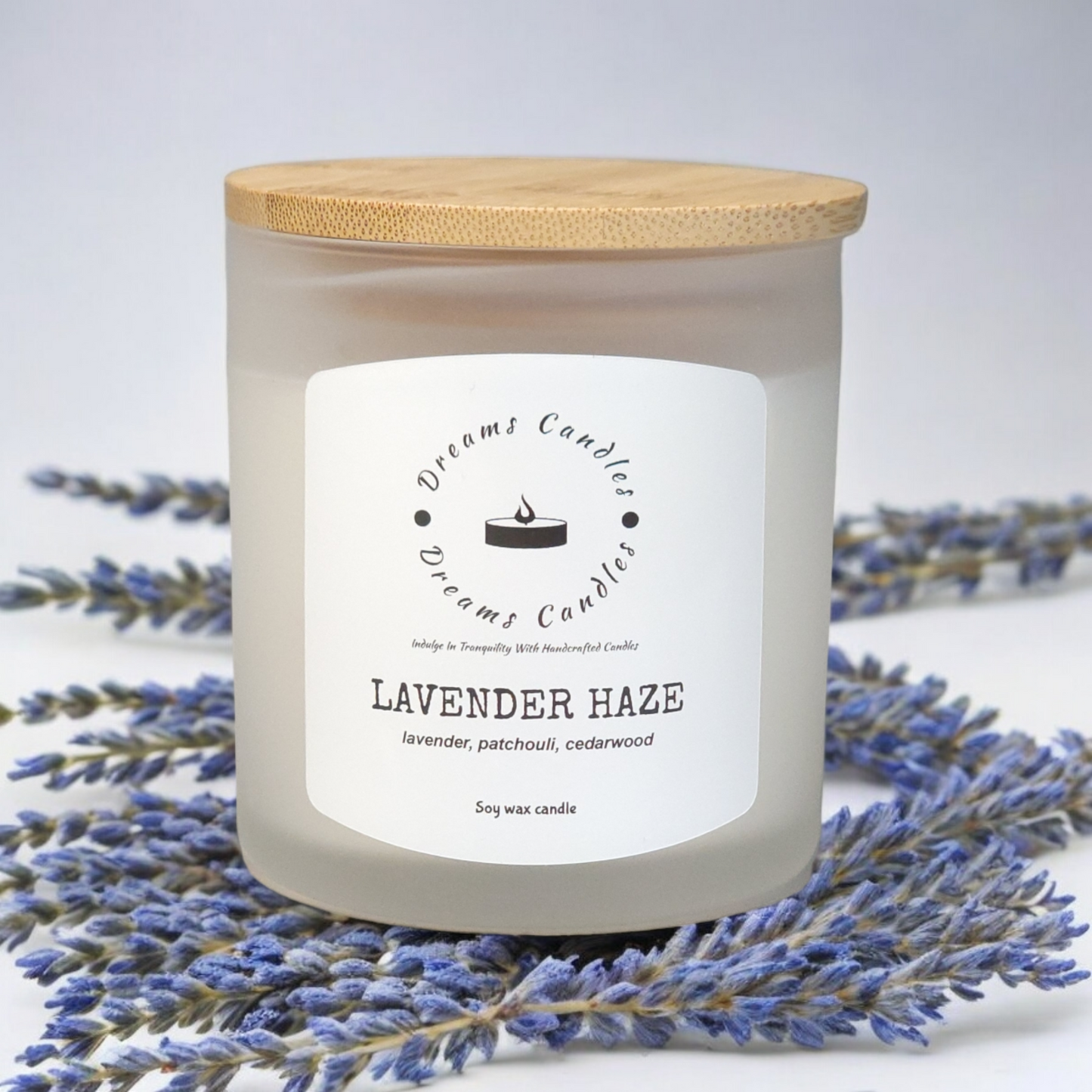 Lavender Haze soy candles, Large