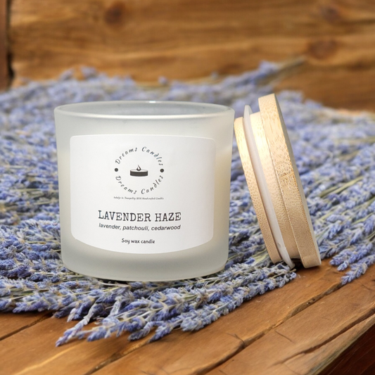Lavender Haze soy candles, Small