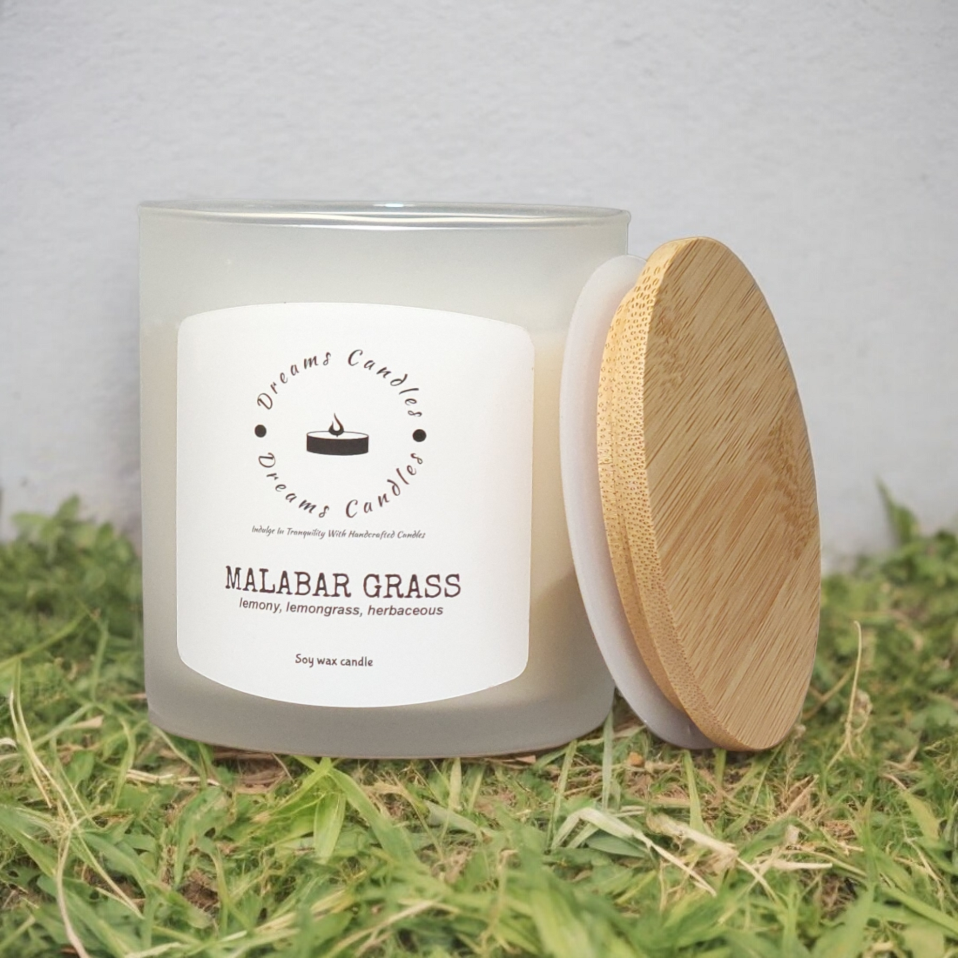 Malabar Grass soy candles, Large