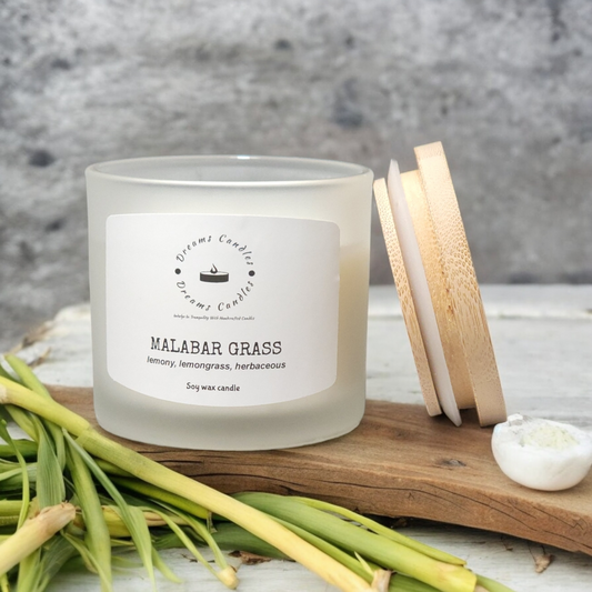 Malabar Grass soy candles, Small